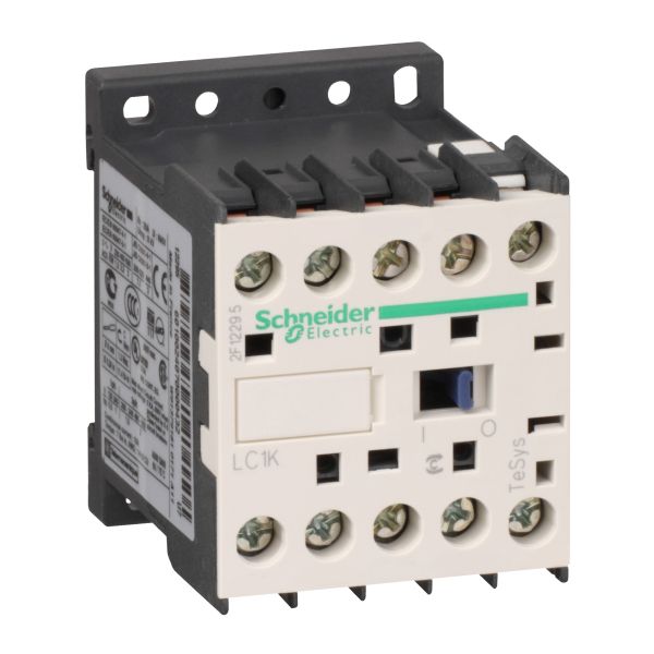 Schneider LC1K0610N7 Leistungsschütz LC1K 3p, +1S, 2.2 kW, 6 A, 400 V AC3, Spule 400-415 V AC