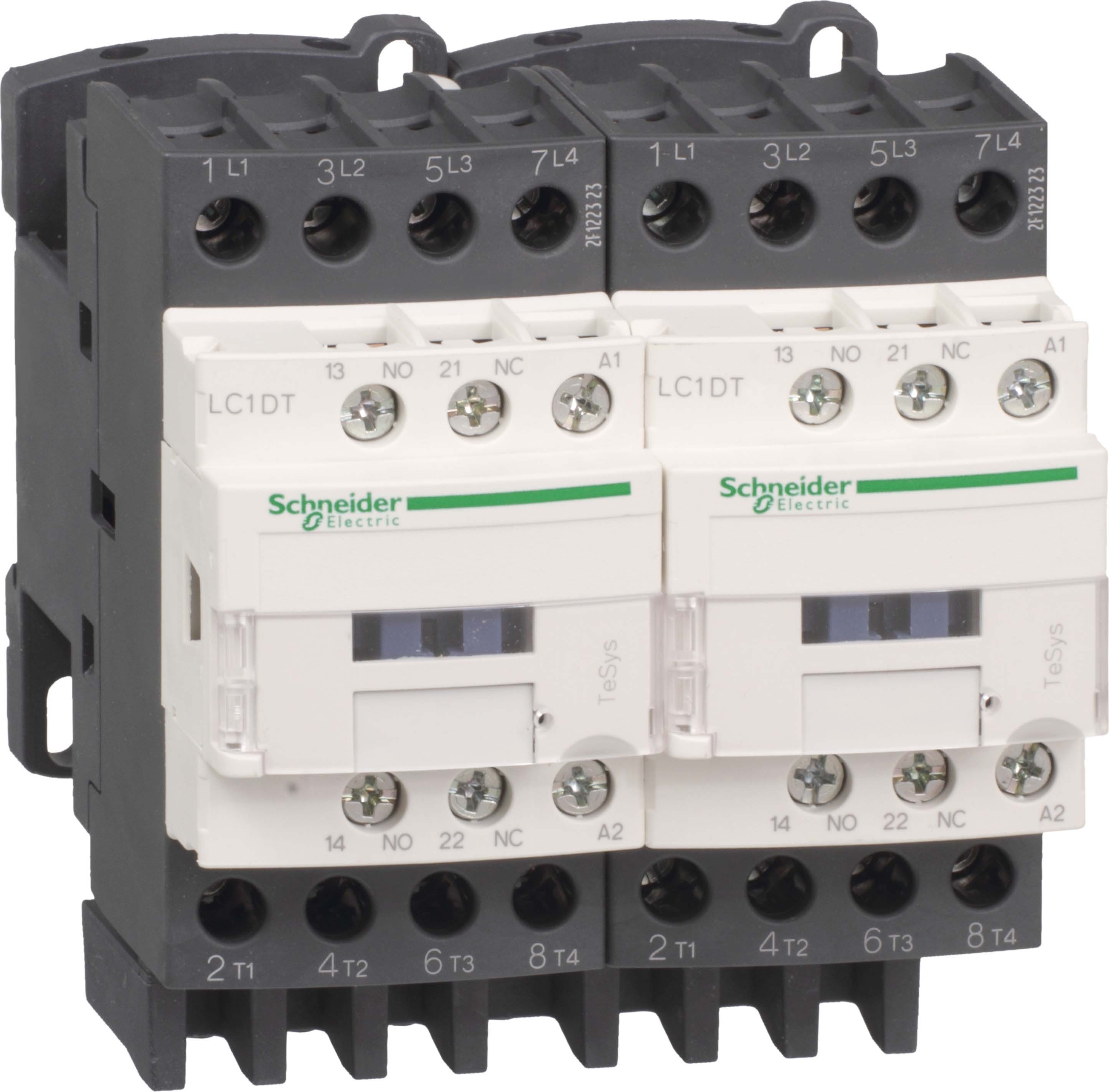Schneider LC2DT25P7 Wendeschützkombination, 4p, 25A/AC1, Spule 230V 50/60Hz