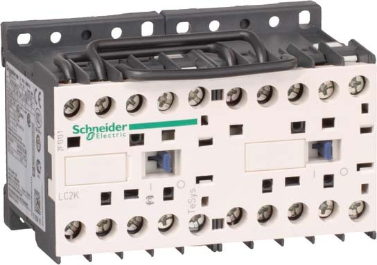 Schneider LC2K0610P7 Wendeschützkombination, 3p+1S, 2,2kW/400V/AC3, 6A, Spule 230V 50/60Hz