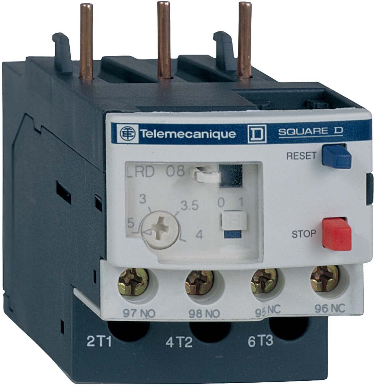 Schneider LRD10 Motorschutzrelais, 4-6A, 1S+1Ö, Klasse 10A