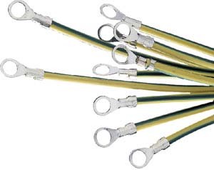 Schneider NSYEL166D8 PanelSeT SF/SM-Erdungskabel, 6mm2, 160mm, Verpackungseinheit: 10 Stück