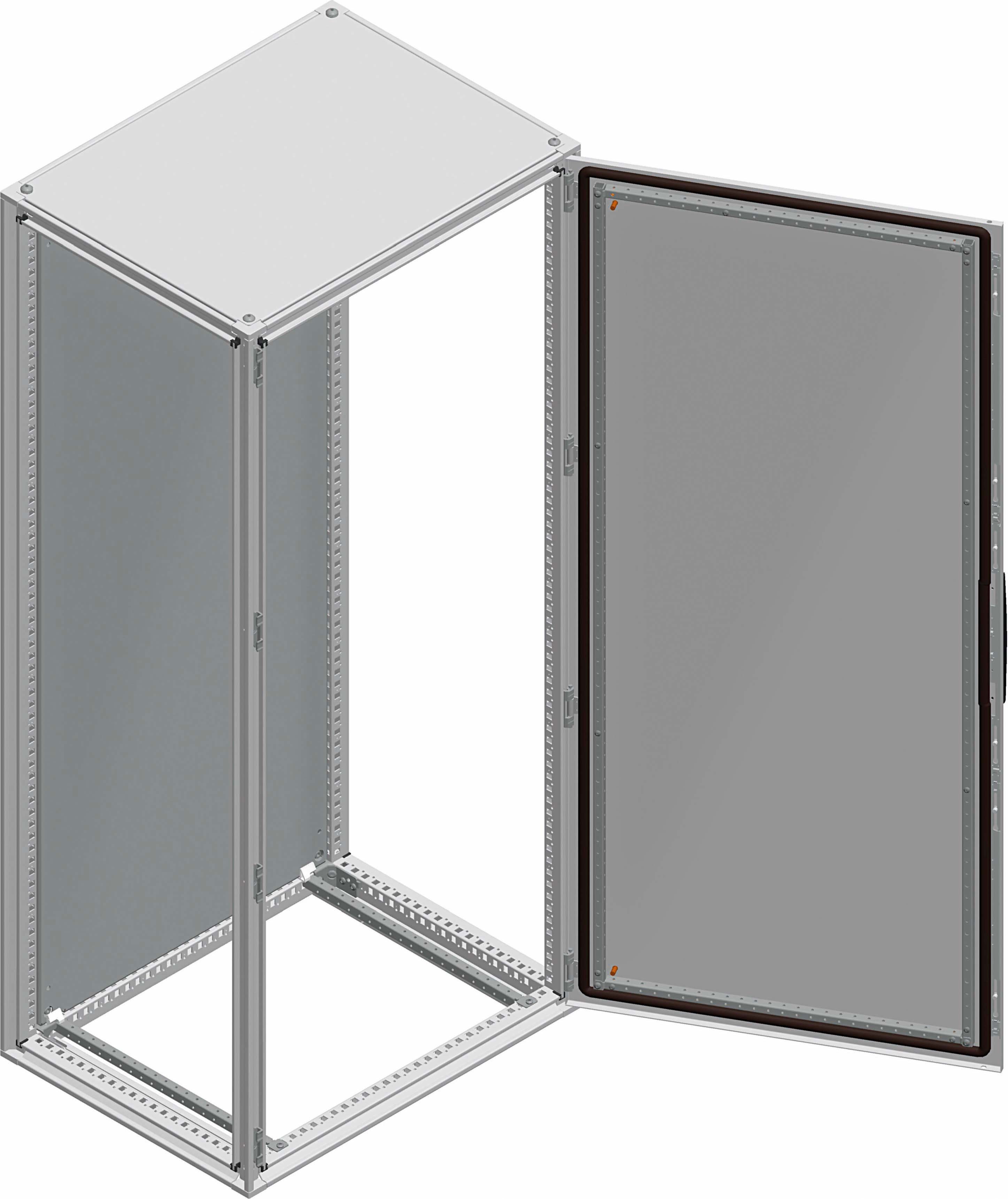 Schneider Electric NSYSF2012602D Stahlgehäuse bodenst. Spacial SF ohne MP fertig montiert 2000x1200x600mm 2 Türen