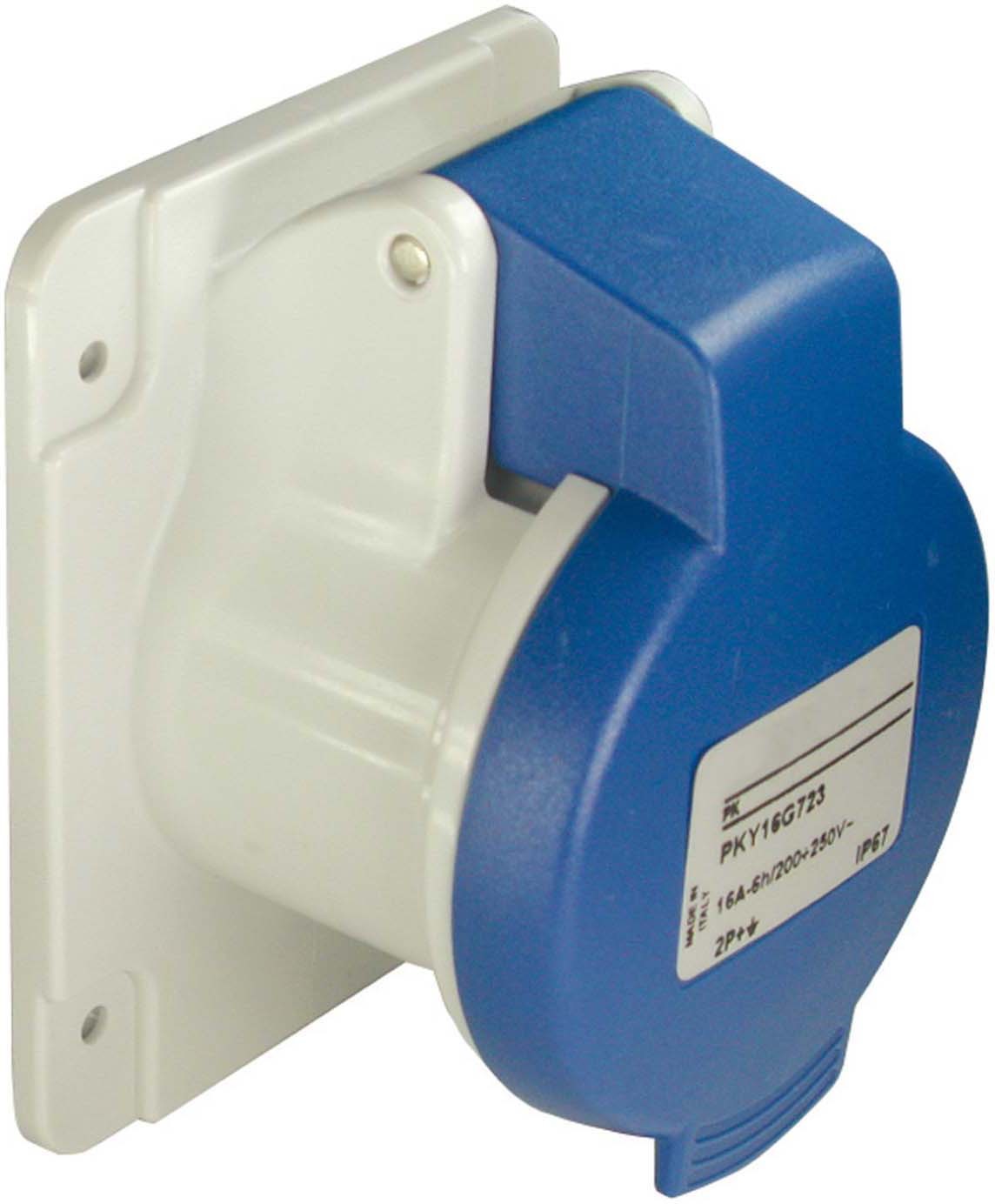 Schneider PKF16G423 CEE Anbausteckdose, Schraubklemmen, 16A, 2p+E, 200-250 V AC