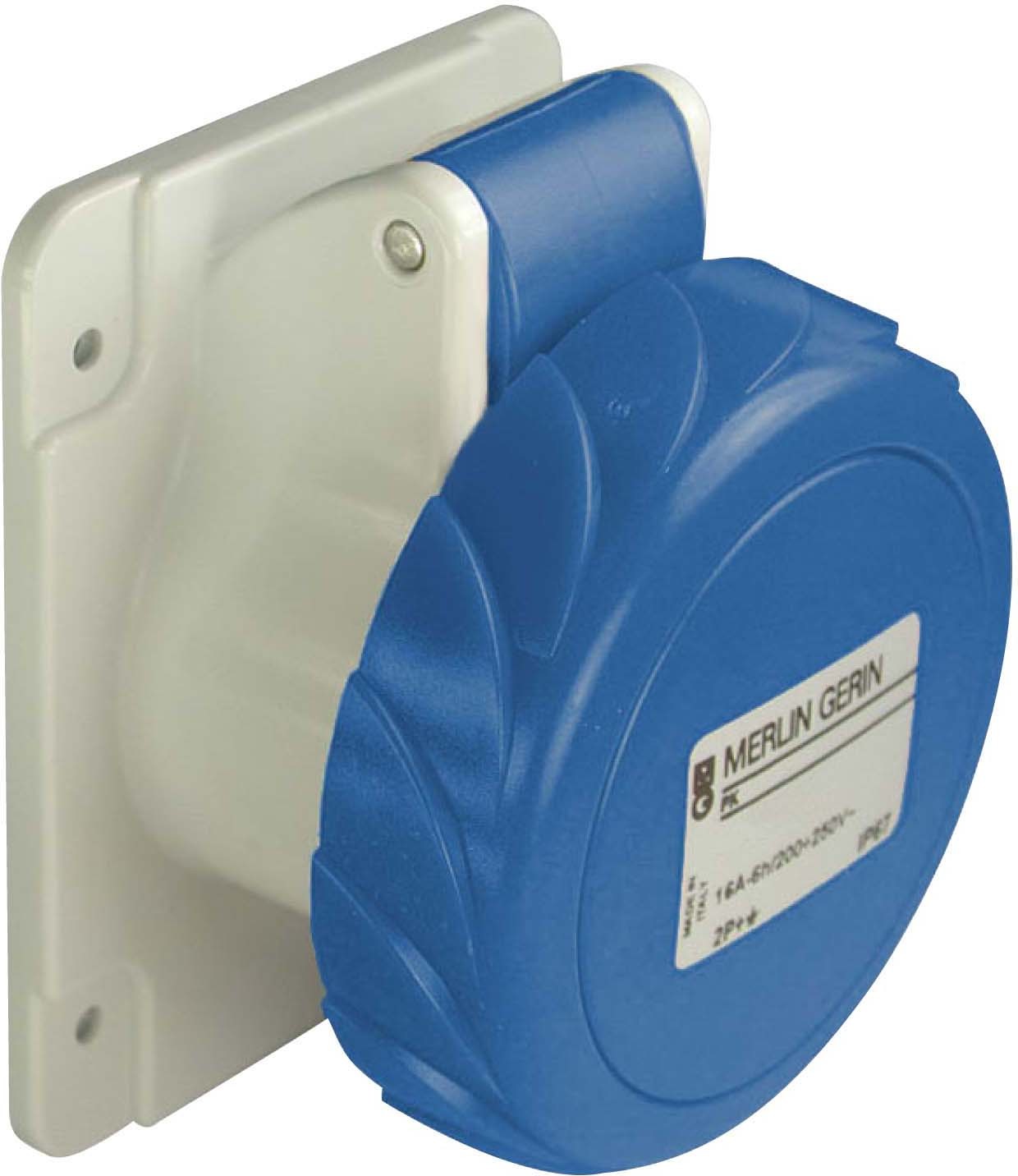 Schneider PKF16G723 CEE Anbausteckdose, Schraubklemmen, 16A, 2p+E, 200-250 V AC