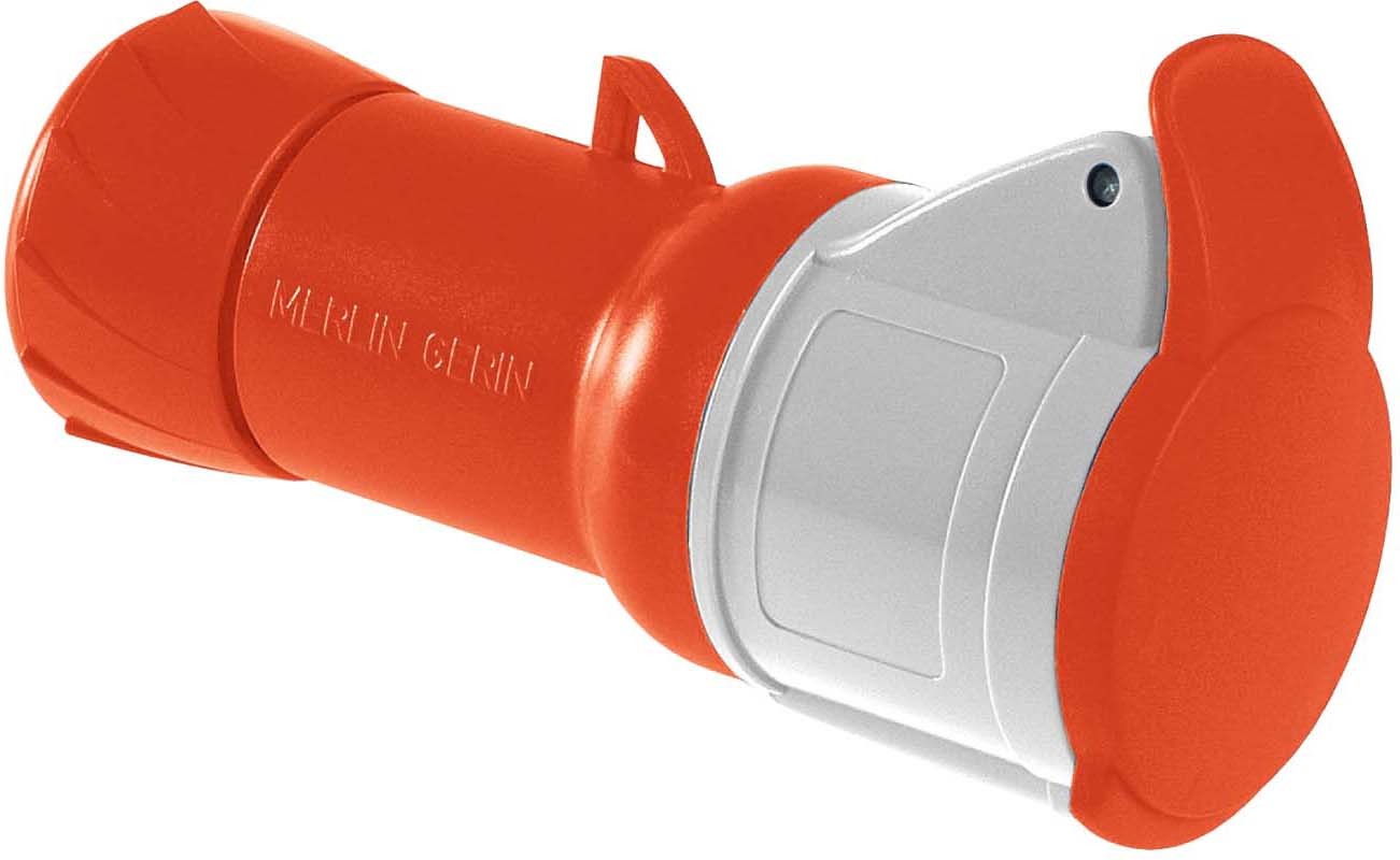 Schneider PKF32M434 CEE Kupplung, Schraubklemmen, 32A, 3p+E, 380-415 V AC, IP44
