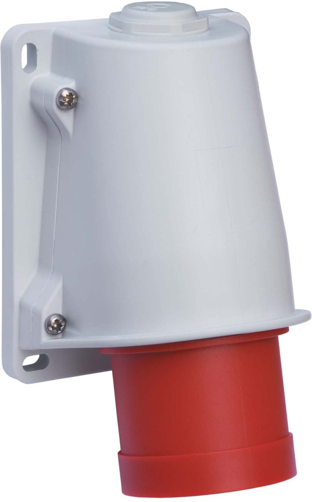 Schneider PKX32W435 CEE Wandgerätestecker Schneidklemmen, 32A, 3p+N+E, 380-415 V AC, IP44