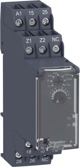 Schneider RE22R2KMR Rückfallverzögerung ohne Hilfsenergie, 0,05 s-10 min, 24-240VAC/DC, 2 W
