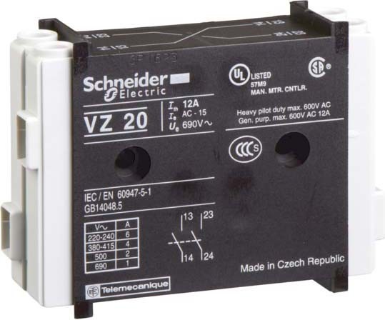 Schneider VZ20 Hilfsschalterblock, 2S
