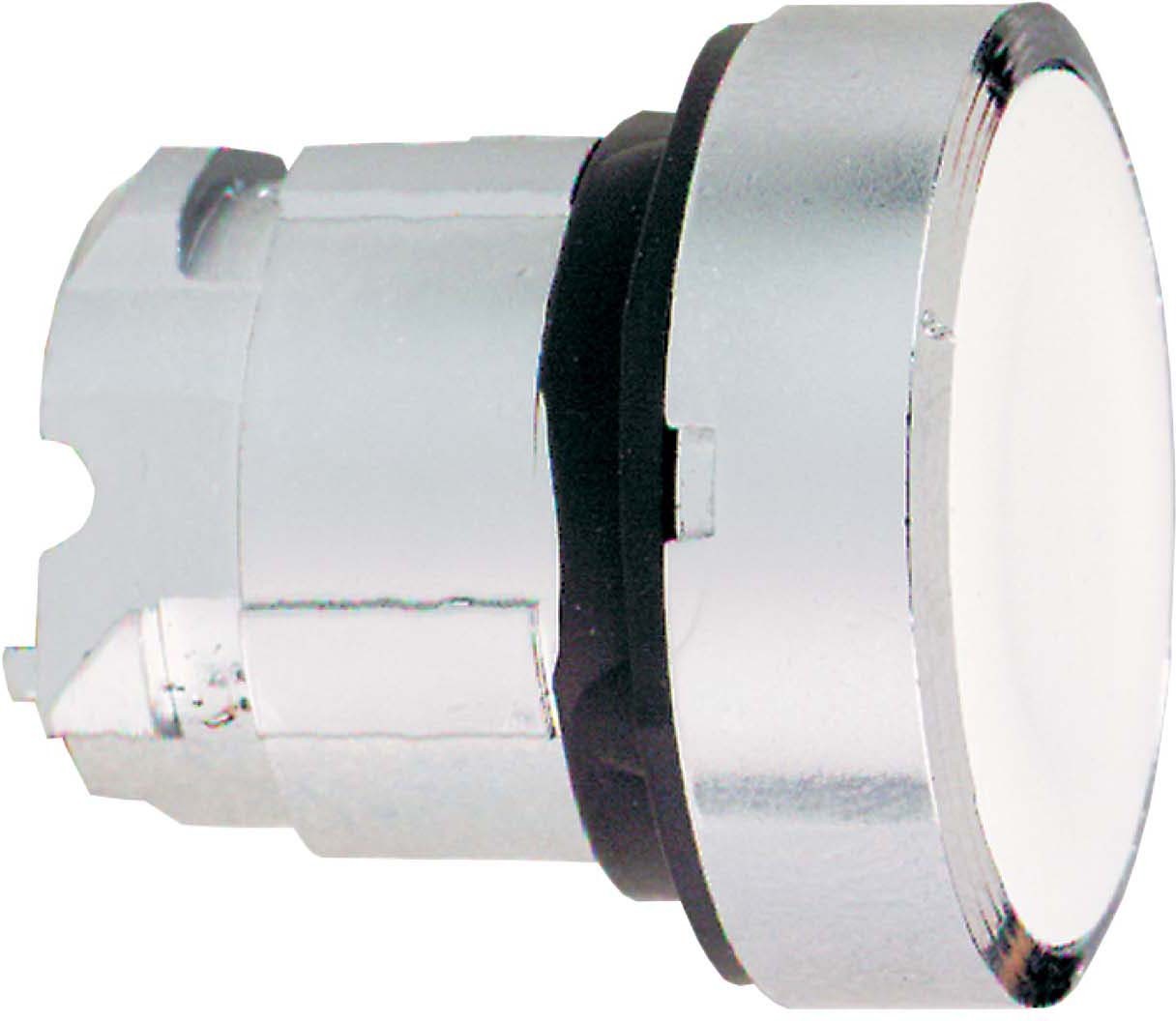 Schneider ZB4BA9 Drucktaster, Frontelement, Harmony XB4, Metall, 22mm, 6 farbige Tastenschilder, unbeschriftet, tastend