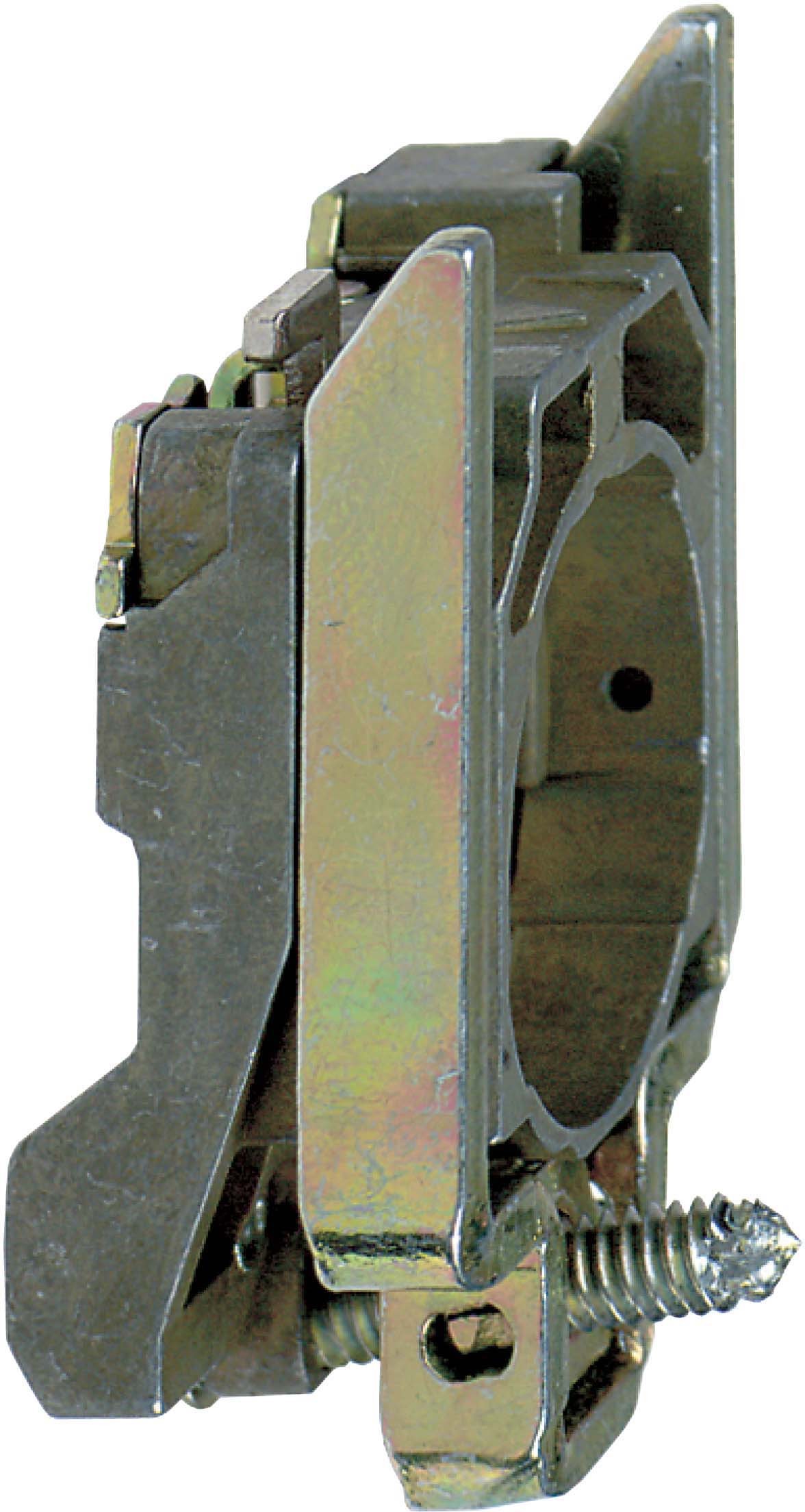 Schneider ZB4BZ009 Befestigungsflansch, Adapter, Harmony XB4, Metall, 22mm, 30mm, für Hilfsschalter, Kontaktblock, LED-Modul