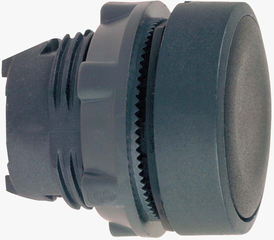 Schneider ZB5AA2 Drucktaster, Frontelement, Harmony XB5, Kunststoff, 22mm, schwarz, unbeschriftet, tastend
