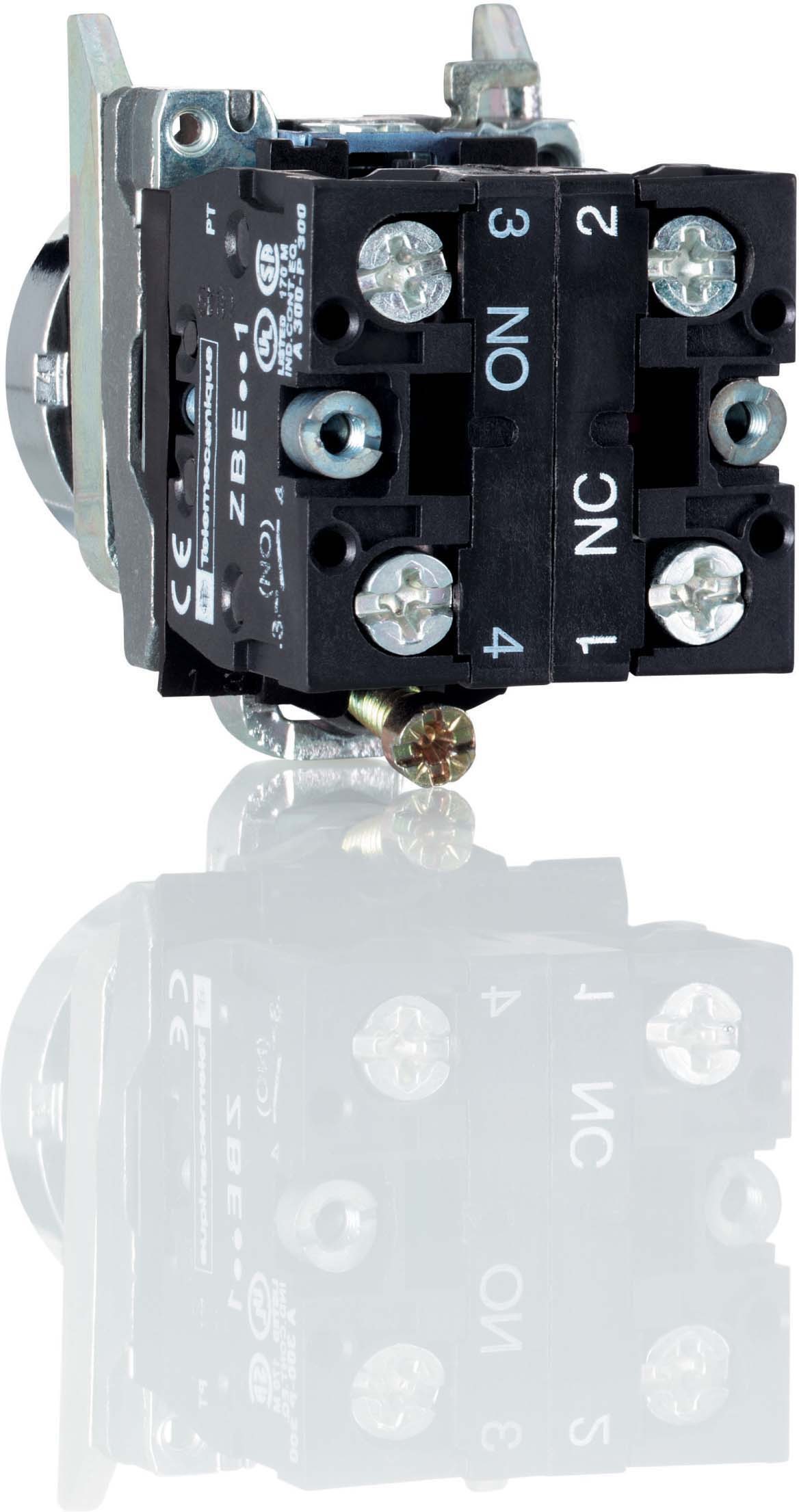 Schneider ZBE504 Hilfsschalter, Kontaktblock, Harmony XB4 und XB5, 22mm, 30mm, Schraubklemme, hohe Last, doppelt, 2Ö