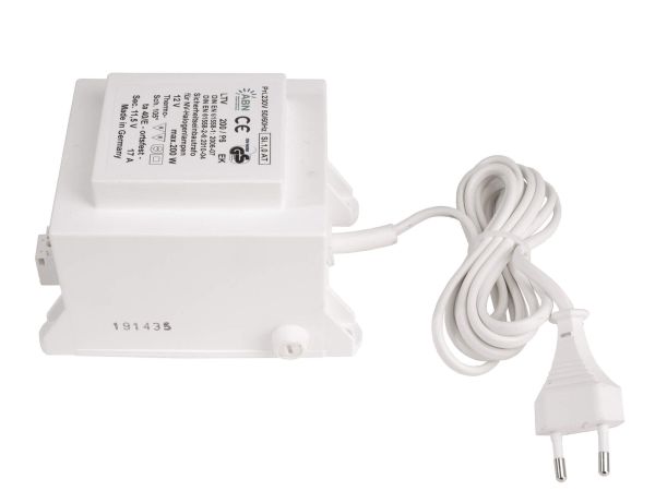 ABN 000104 , Netzgerät (CV, AC) dimmbar, Transformator, DIM, CV, 11,5V AC, 200 W, IP