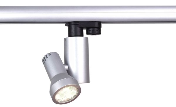 Deko-Light 003441 3-Phasen-Spot, Brazo, 9,9 W, 6000 K, Silber, 220-240 V/AC, 50 / 60 Hz, IP 20