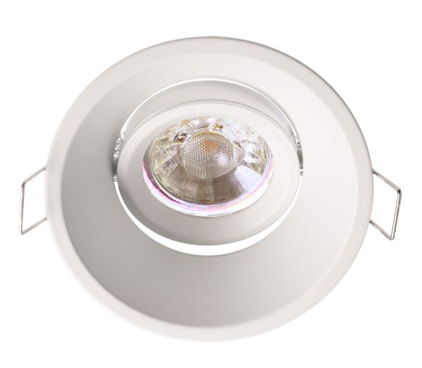 Deko-Light 110019 Einbaustrahler, Arktur Rund, 1x max. 35 W MR16, Weiß, Spannungskonstant, 12 V/AC