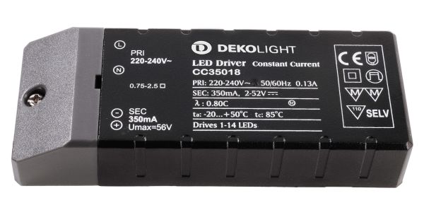 Deko-Light 180512 , Netzgerät (CC, DC), BASIC, CC, CC35018/18W, Stromkonstant, 0,7-18,0