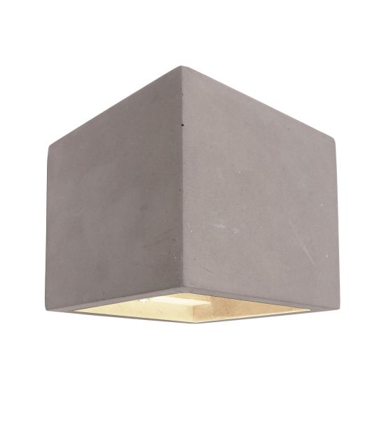 Deko-Light 341183 Wandaufbauleuchte, Cube, 1x max. 25 W G9, Grau, 220-240 V/AC, 50 / 60 Hz, IP 20