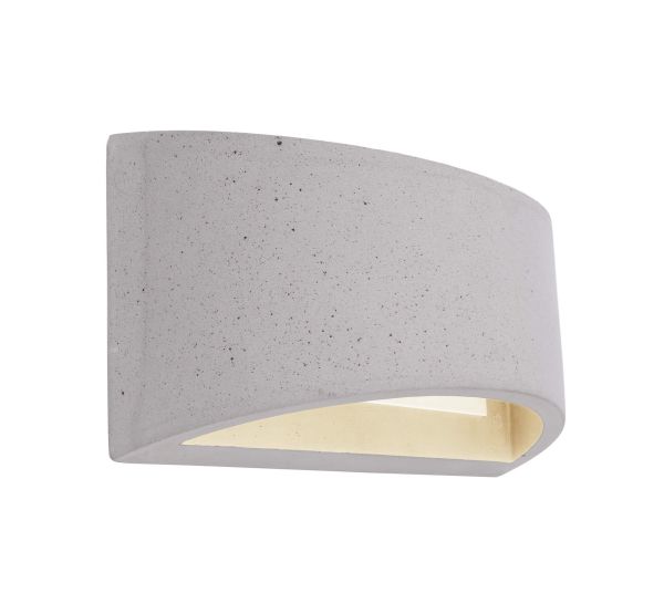 Deko-Light 341187 Wandaufbauleuchte, Arianna II, 1x max. 25 W G9, Grau, 220-240 V/AC, 50 / 60 Hz,