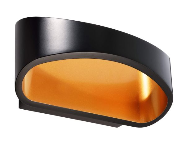 Deko-Light 341196 Wandaufbauleuchte, Acamar, 6,9 W, DIM, 3000 K, Schwarz, 220-240 V/AC, 50 / 60 Hz