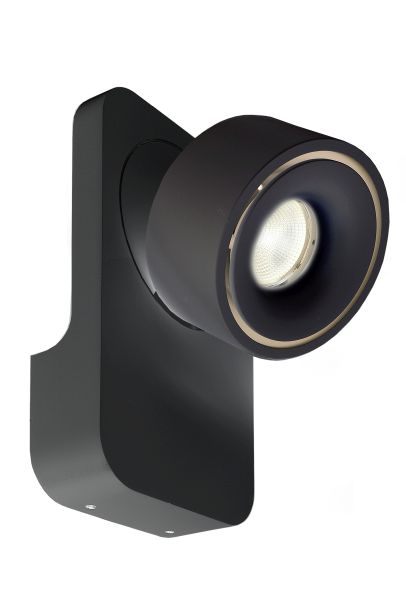 Deko-Light 341232 Wandaufbauleuchte, Uni II Tilt, 12 W, DIM, 3000 K, Schwarz, 220-240 V/AC,