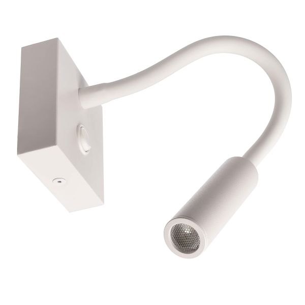 Deko-Light 341236 Wandaufbauleuchte, Brahe I Eckig, 3,3 W, 3000 K, Weiß, 100-240 V/AC, 50 / 60 Hz,