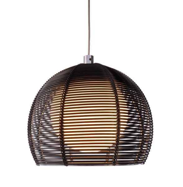 Deko-Light 342030 Pendelleuchte, Filo Ball 160 mm, 1x max. 40 W G9, Schwarz, 220-240 V/AC, 50 / 60