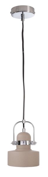 Deko-Light 342103 Pendelleuchte, Pavonis, 1x max. 25 W E27, Grau, 220-240 V/AC, 50 / 60 Hz, IP 20