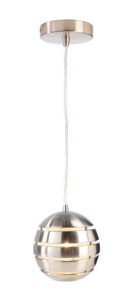 Deko-Light 342137 Pendelleuchte, Ankaa 200 mm, 1x max. 40 W E27, Edelstahl, 220-240 V/AC, 50 / 60