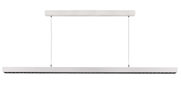 Deko-Light 342147 Pendelleuchte, Office Three Up and Down, 60 W, DALI 2.0, 4000 K, Weiß, 200-240 V