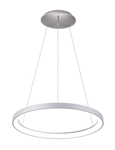 Deko-Light 342195 Pendelleuchte, Merope 600, 42 W, DIM, 3000/4000 K, Silber, 220-240 V/AC, 50 / 60