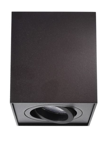 Deko-Light 348024 Deckenaufbauleuchte, Dato, 1x max. 50 W GU10, Schwarz, 220-240 V/AC, 50 / 60 Hz,