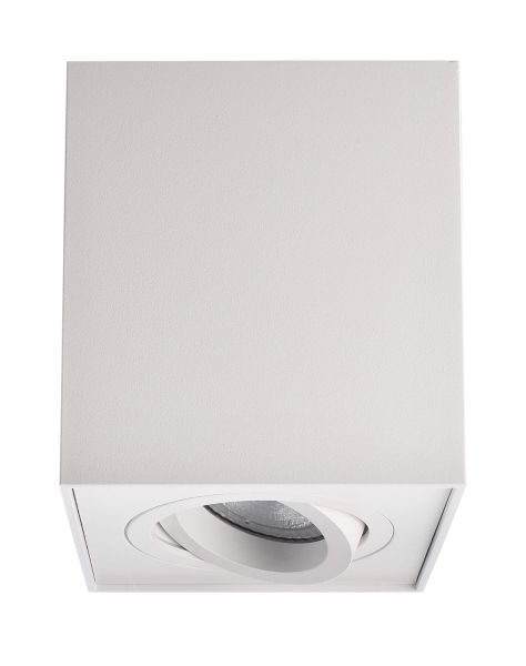 Deko-Light 348025 Deckenaufbauleuchte, Dato, 1x max. 50 W GU10, Weiß, 220-240 V/AC, 50 / 60 Hz, IP