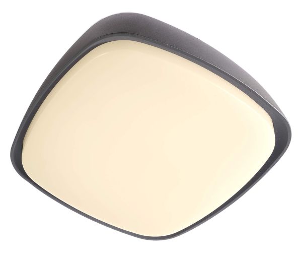 Deko-Light 348120 Deckenaufbauleuchte, Aurigae, 22 W, 3000 K, Grau, 220-240 V/AC, 50 / 60 Hz, IP 6
