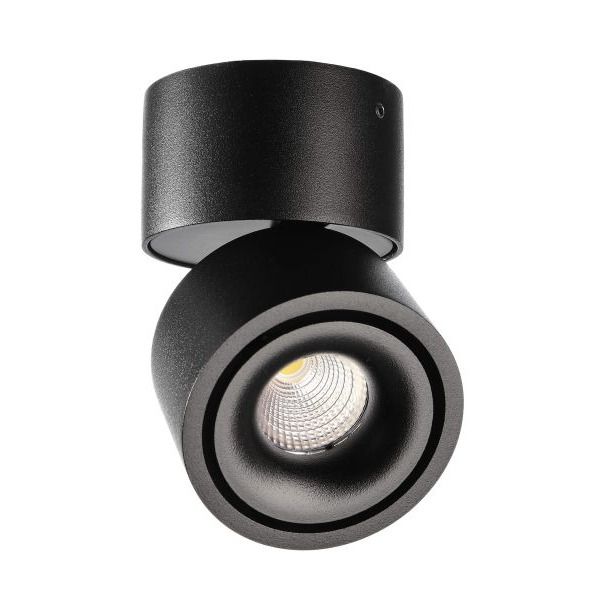 Deko-Light 348178 Deckenaufbauleuchte, Uni II Mini Tilt, 8 W, DIM, 3000 K, Schwarz, 220-240 V/AC,