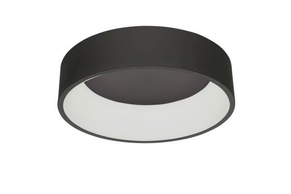 Deko-Light 348183 Deckenaufbauleuchte, Sculptoris 600 mm, 42 W, DIM, 3000/4000 K, Schwarz, 220-240