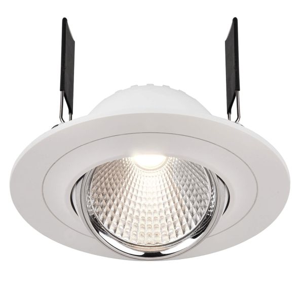 Deko-Light 565202 Einbaustrahler, Saturn, 7 W, 4000 K, Weiß, Stromkonstant, 17-18 V/DC, Bemessungs