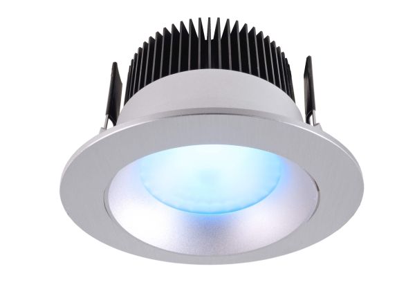 Deko-Light 565246 Einbaustrahler, COB 94, 16 W, RGB/3000 K, Silber, Spannungskonstant, 24 V/DC, IP
