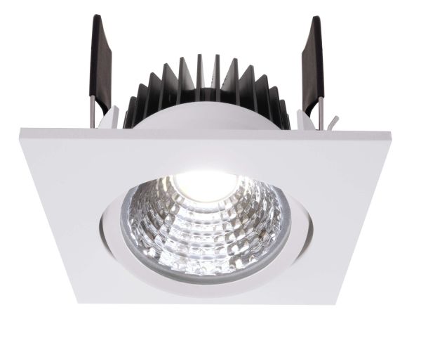 Deko-Light 565285 Einbaustrahler, COB-68-350mA-4000K-Eckig-Weiß, Stromkonstant, 16-17 V/DC, Bemess