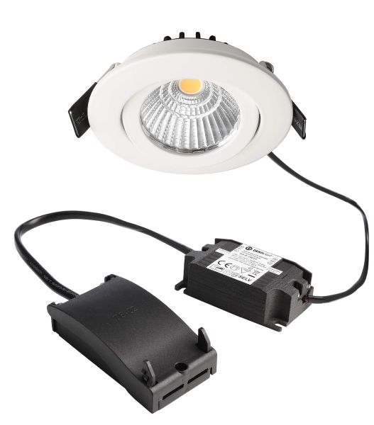 Deko-Light 565358 Einbaustrahler, Dione, 8,5 W, DIM, 4000 K, Weiß, 220-240 V/AC, 50 / 60 Hz, IP 20