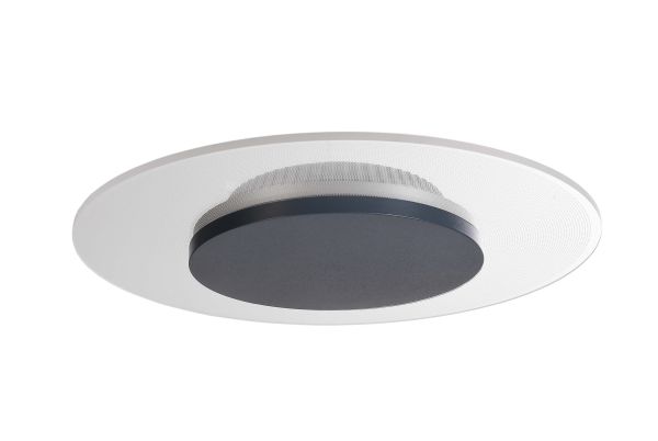 Deko-Light 620038 Deckenaufbauleuchte, Set, Zaniah 290 mm, 12 W, DIM, 3000 K, Cover Grau, 220-240