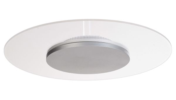 Deko-Light 620041 Deckenaufbauleuchte, Set, Zaniah 370 mm, 18 W, DIM, 3000 K, Cover Silber, 220-24