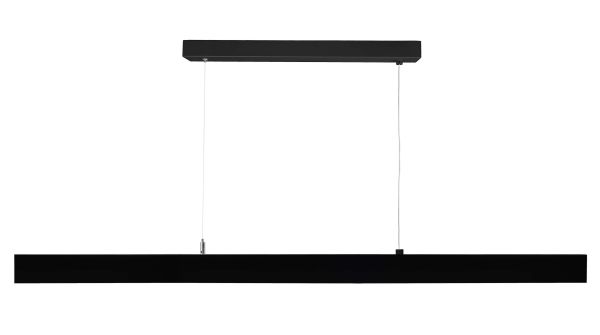 Deko-Light 620115 Pendelleuchte, Set, D Profession Up and Down, 60 W, 1-10V, 4000 K, Schwarz, 200-