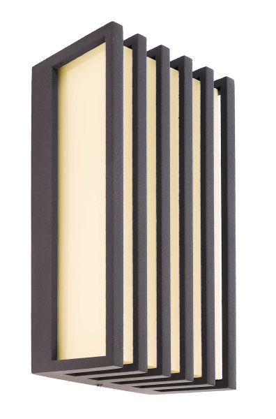 Deko-Light 620126 Wandaufbauleuchte, Grumium Eckig CCT IV, 10 W, 3000/4000 K, Grau, 220-240 V/AC,