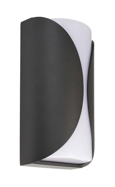 Deko-Light 620129 Wandaufbauleuchte, Grumium Rund II, 10 W, 3000 K, Grau, 220-240 V/AC, 50 / 60 Hz