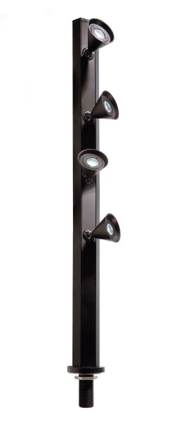 Deko-Light 688001 Displayleuchte, Karva IV 350 mm, 4,8 W, 6000 K, Schwarz, Spannungskonstant, 24 V