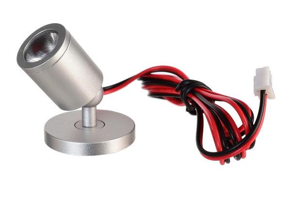 Deko-Light 688026 Vitrinenleuchte, Herculis magnetic, 1 W, 3000 K, Silber, Stromkonstant, 3 V/DC,