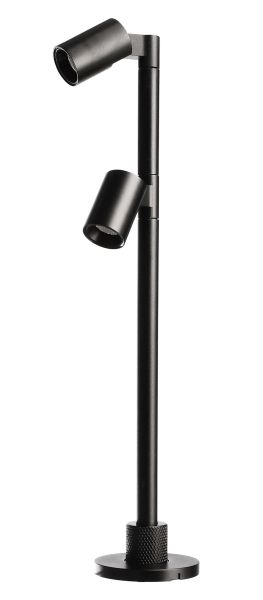 Deko-Light 688040 Vitrinenleuchte, Herculis Double 200 mm, 2 W, 4000 K, Schwarz, Stromkonstant, 6