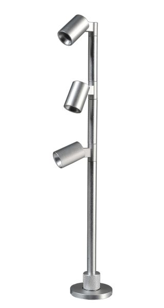 Deko-Light 688043 Vitrinenleuchte, Herculis Triple 250 mm, 3 W, 3000 K, Silber, Stromkonstant, 9 V