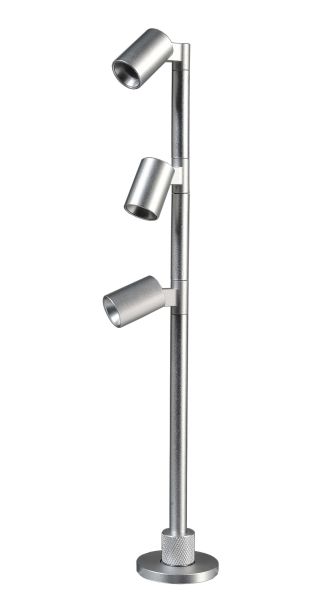Deko-Light 688045 Vitrinenleuchte, Herculis Triple 250 mm, 3 W, 4000 K, Silber, Stromkonstant, 9 V