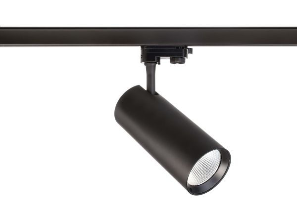 Deko-Light 707106 3-Phasen-Spot, Horus, 30 W, 3000 K, Schwarz, 220-240 V/AC, 50 / 60 Hz, IP 20